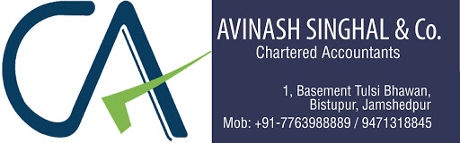 Avinash Singhal & Co., Office # 1, Tulsi Bhawan, Bistupur, Jamshedpur, Jharkhand 831001, India, Tax_Office, state JH