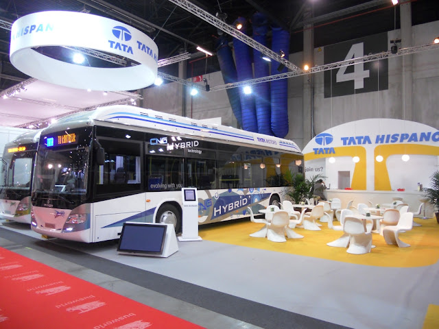 Tata Hispano CNG Hybrid - targi BusWorld Kortijk 2011