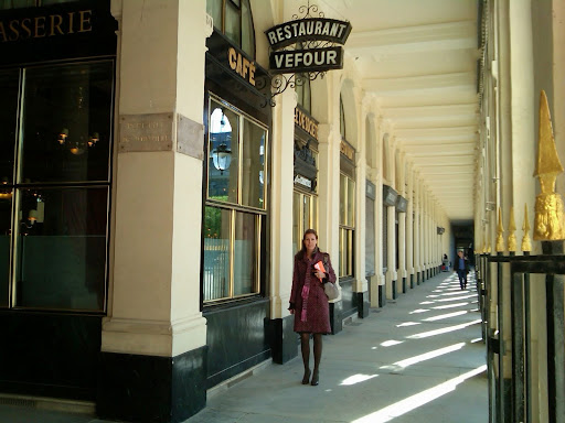 Author outside the Grand Vefour, where she was married. From 100 Places in France Every Woman Should Go 