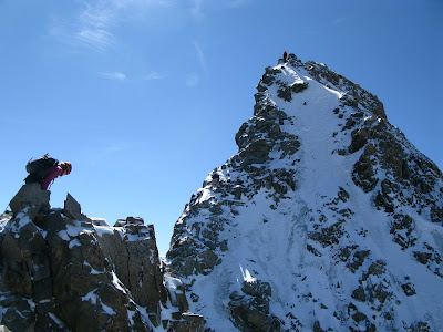 Gipfelgrat Piz Bernina
