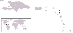 Mapa de Antigua y Barbuda Mapa de Antigua y Barbuda