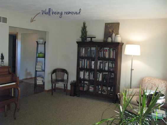 Entry Room Makeover Before