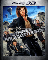 three musketeers, movie, blu-ray, 3d, cover, image