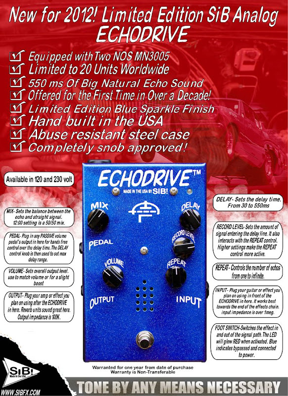 New blue SIB Echodrive! (a collector's batch of 20) | The Gear Page