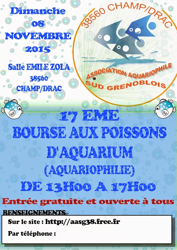 17ème bourse aquariophile - Champ Sur Drac - 8novembre 2015 Affiche_bourse_aquav2