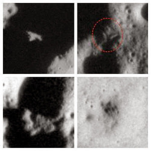 Ufo And Bases Discovered On The Moon Nasa Photos