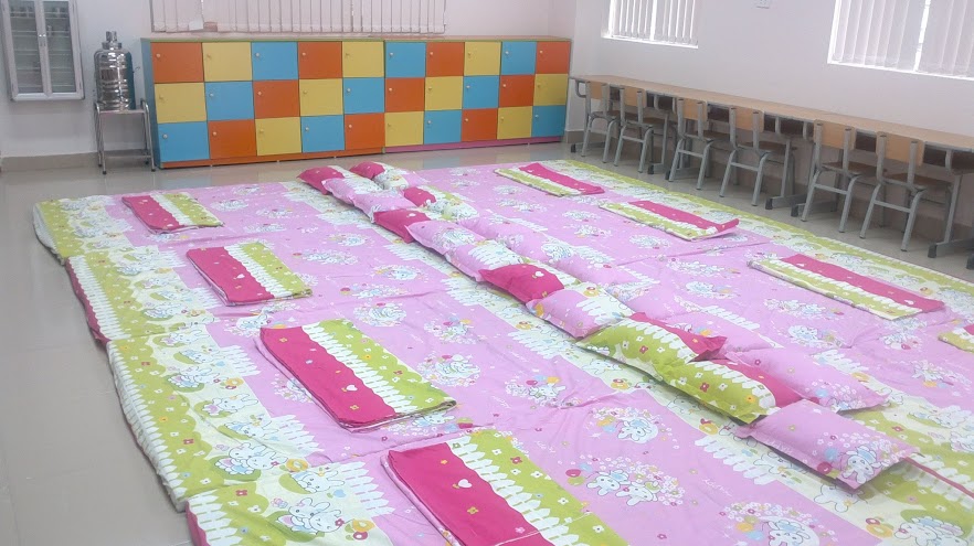 Phòng ngủ trường tiểu học Thăng Long Kidsmart
