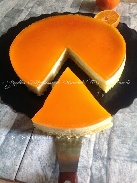 Gâteau Miroir à la Mandarine