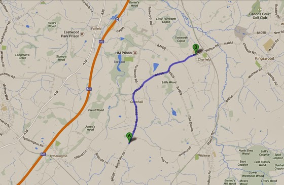 Today's route