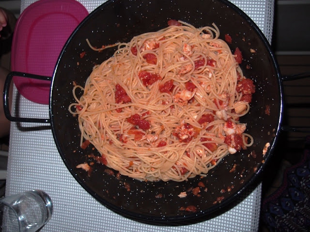 Spaghetti à la langouste