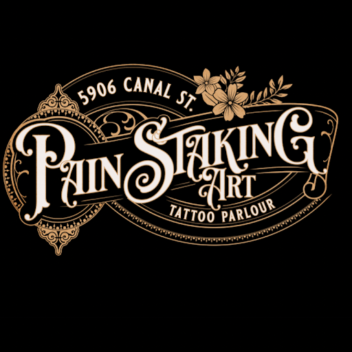 Painstaking Art Tattoo Shop logo