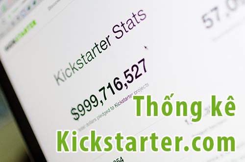 Tỷ lệ gây quỹ thành công trên Kickstarter là 43%, sắp thu được 1 tỷ USD tinhte.vn-kickstarter.