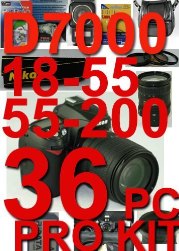 # Nikon D7000 36 Piece Pro Kit