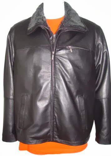 Paccilo FREE tailoring Men 1000 B&T Size Lamb Leather Jacket