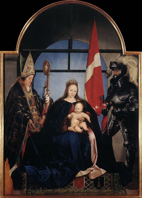 Hans Holbein the Younger - The Solothurn Madonna