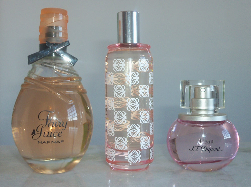 Perfumes femininos importados do sorteio