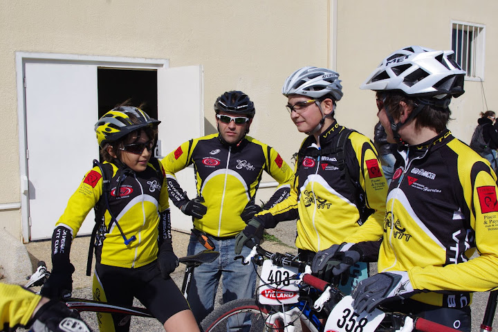 Caveirac VTT club Vaunage N&icirc;mes comp&eacute;tition randonn&eacute;e jeunes
