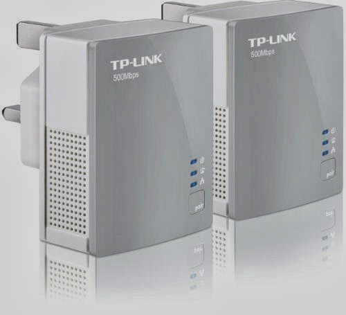  TP-Link PA411KIT AV500 500 Mbps Powerline Adapter - Twin Pack