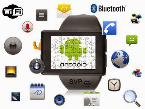  SVP® Smartwatch Android 2.2 Phone Bluetooth GPS - Z1 Black