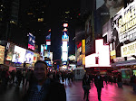 Times Square on a Monday night is kinda empty