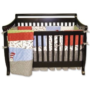 Trend Lab Dr. Seuss 4 Piece Crib Bedding Set