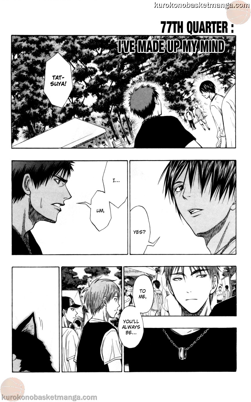 Kuroko no Basket Manga Chapter 77 - Image 01
