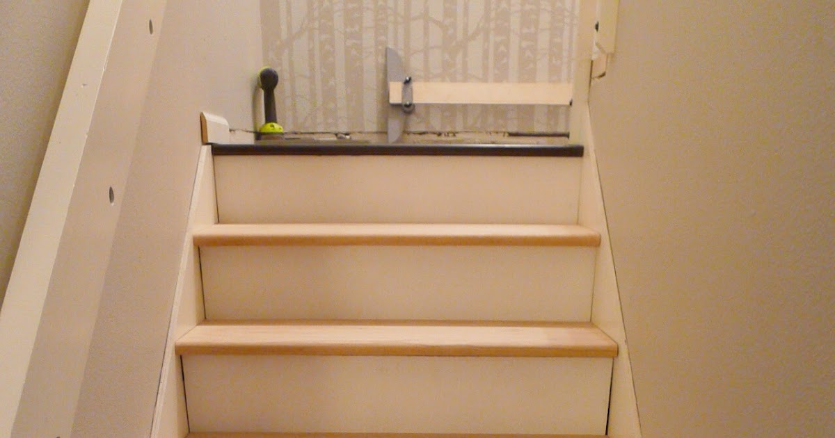 Birch steps with removable laminated post. | Stairs, Home, Home decor
