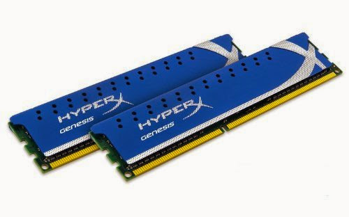  Kingston Technology HyperX 4 GB Kit (2x2 GB Modules) 4 Dual Channel Kit 1600 (PC3 12800) 240-Pin DDR3 SDRAM KHX1600C9D3K2/4GX