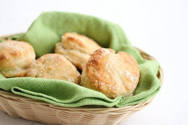 photo of a basket of biscuits
