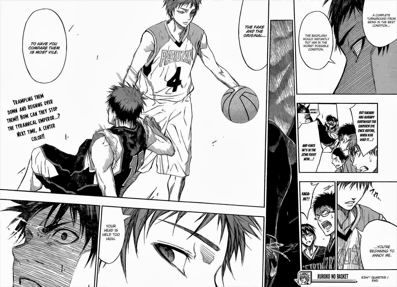 Kuroko no Basket Manga Chapter 234 - Image 18-19