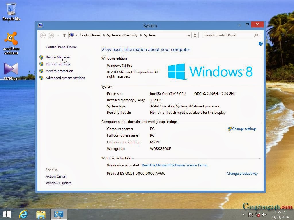 Download Ghost Windows 8.1 32 bit 64 bit Pro Full Softs Office 2013 Đã Kích Hoạt Vĩnh Viễn