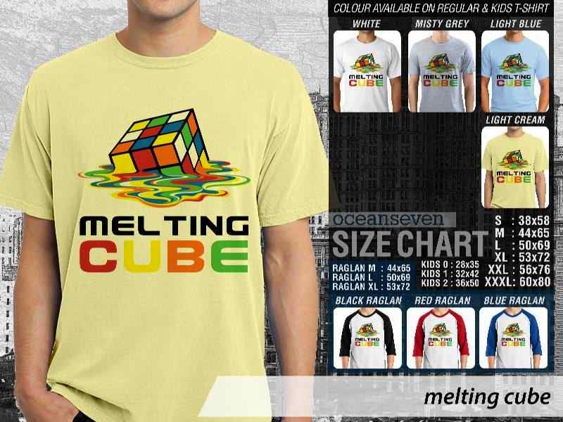 Kaos lucu Melting Cube