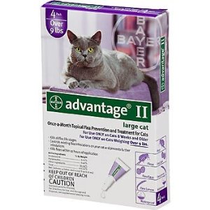  Advantage II Once-A-Month Large Cat Topical Flea Treatment