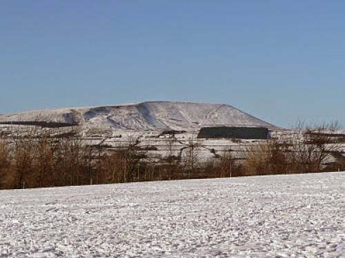 Pagan Eye Pendle Hill In The Snow