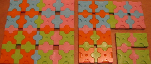 little plastic pieces that snap together to build things