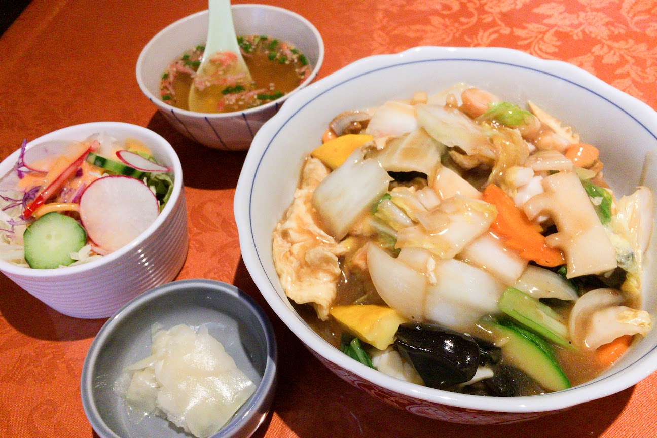 海鮮あんかけ玉とろ中華丼