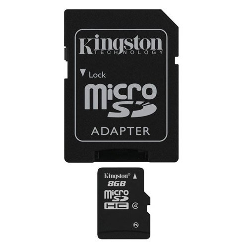 Professional Kingston SDHC 8GB (8 Gigabyte) Card for CANON Mark III (3) camera with custom formating and MicroSDHC compatible. (Class 4 Certified)