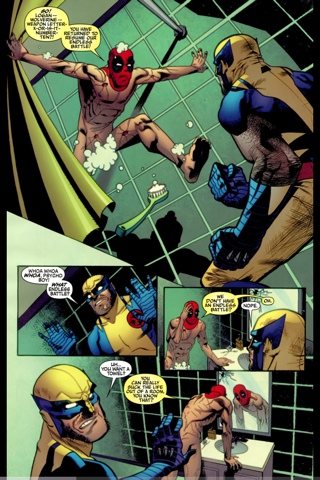 Wolverine Fighting Deadpool Wolverine Fighting Deadpool