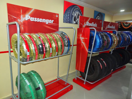 MRF Tyres : Bharthi Tyres, 2-3-64/16, BDR Complex, Moosarambagh Road, Opp. Amberpet Police Station, Police Quarters, Amberpet, Hyderabad, Telangana 500013, India, Tyre_Shop, state TS