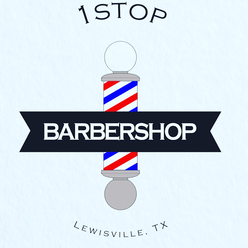 1 Stop Barber Shop logo