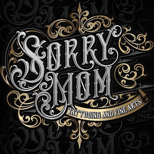 Sorry Mom Tattooing and Fine Arts logo