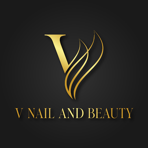 V Nails and Spa logo