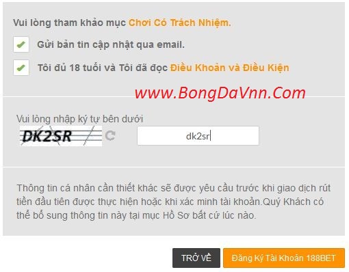 Nhà cái cá độ 188Bet Đăng Ký Tài Khoản Cá Độ Bóng Đá