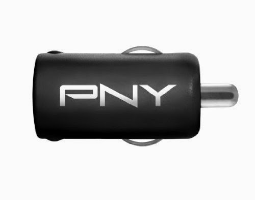  PNY P-P-DC-UF-K01-GE 12 Volt 2.1 Amp Rapid USB Car Charger - Black
