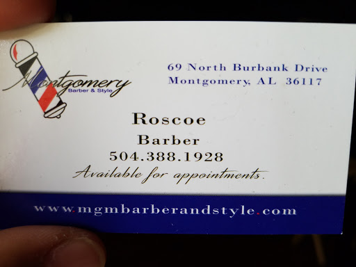 Barber Shop «Montgomery Barber & Style», reviews and photos, 69 N Burbank Dr, Montgomery, AL 36117, USA