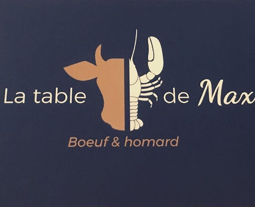 La table de Max, boeuf et homard logo