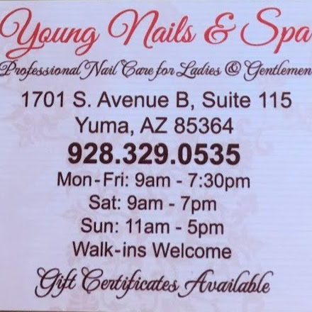 Young Nails & Spa logo