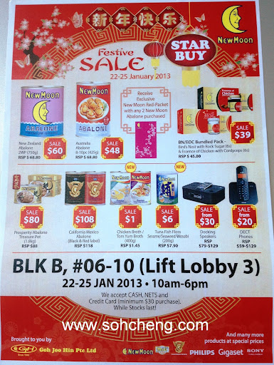 New Moon Chinese New Year Sale 2013 @ Alexandra TechnoPark (ATP)