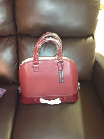 My Obsessions Blog!! : JustFab Arrival (Tan and Burgundy)
