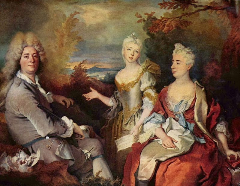 Nicolas de Largillière - Self-portrait with family